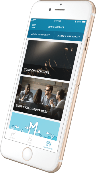 MissionHub Phone Screen Right Angle