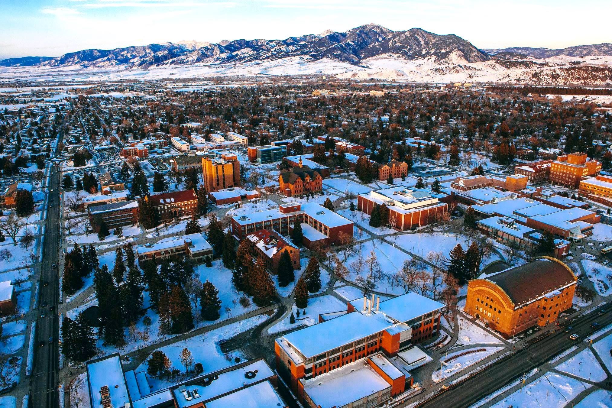 campus snow