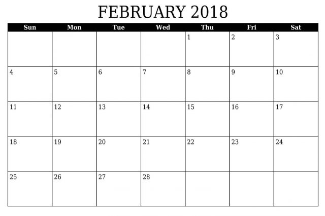 Simple-and-Strong-February-2018-Calendar-Printable-Template
