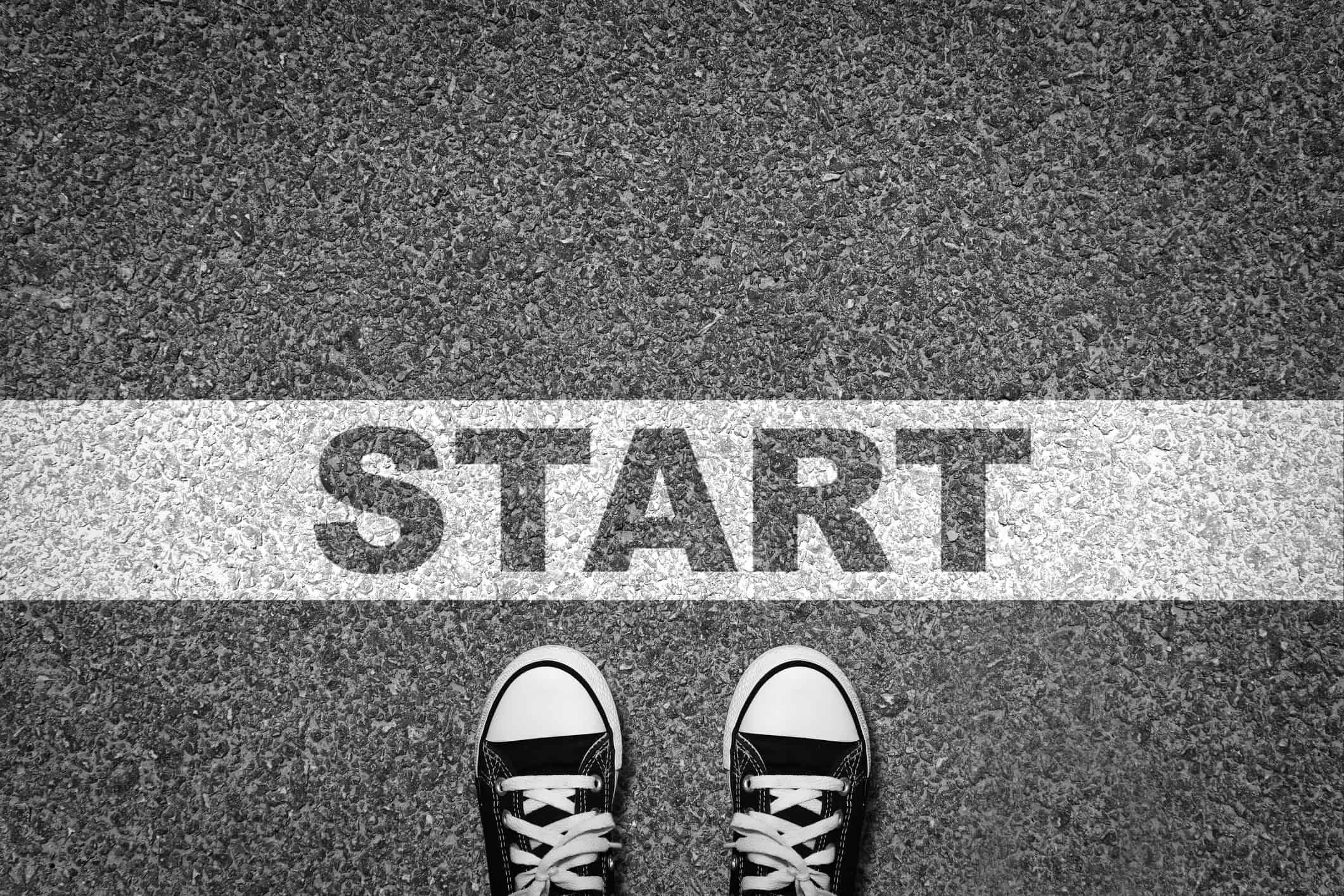 Start line freedom journey