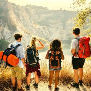 Students Hiking