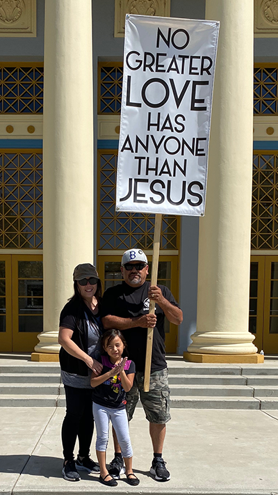 Pastor Ruben and family