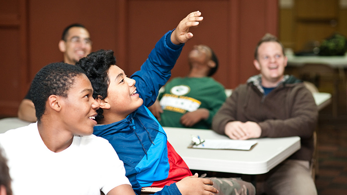 teens at a S.A.Y. Yes! Center in the inner city