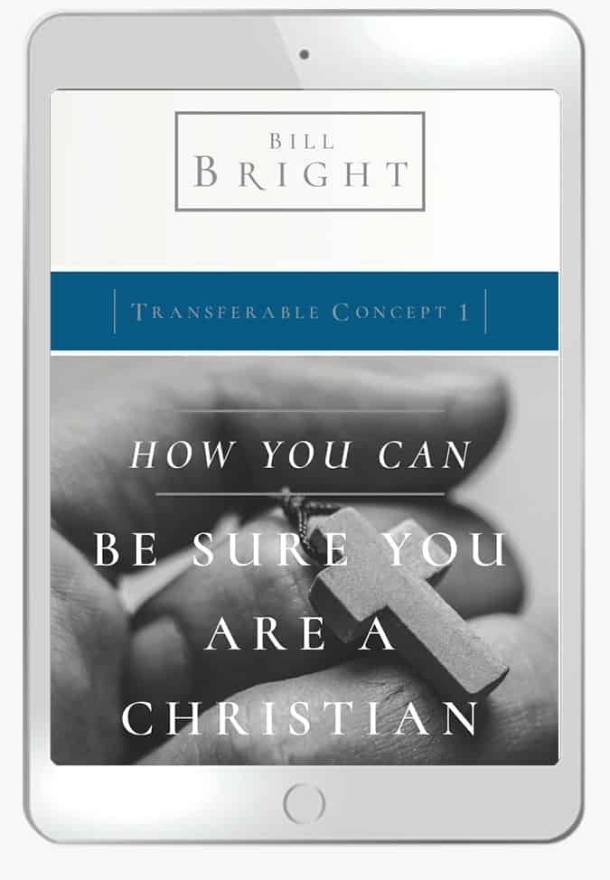 Transferable Concept 1 - How You Can Be Sure You Are a Christian (Ebook)