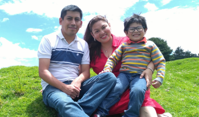 Allan, Janette y Daniel Orozco