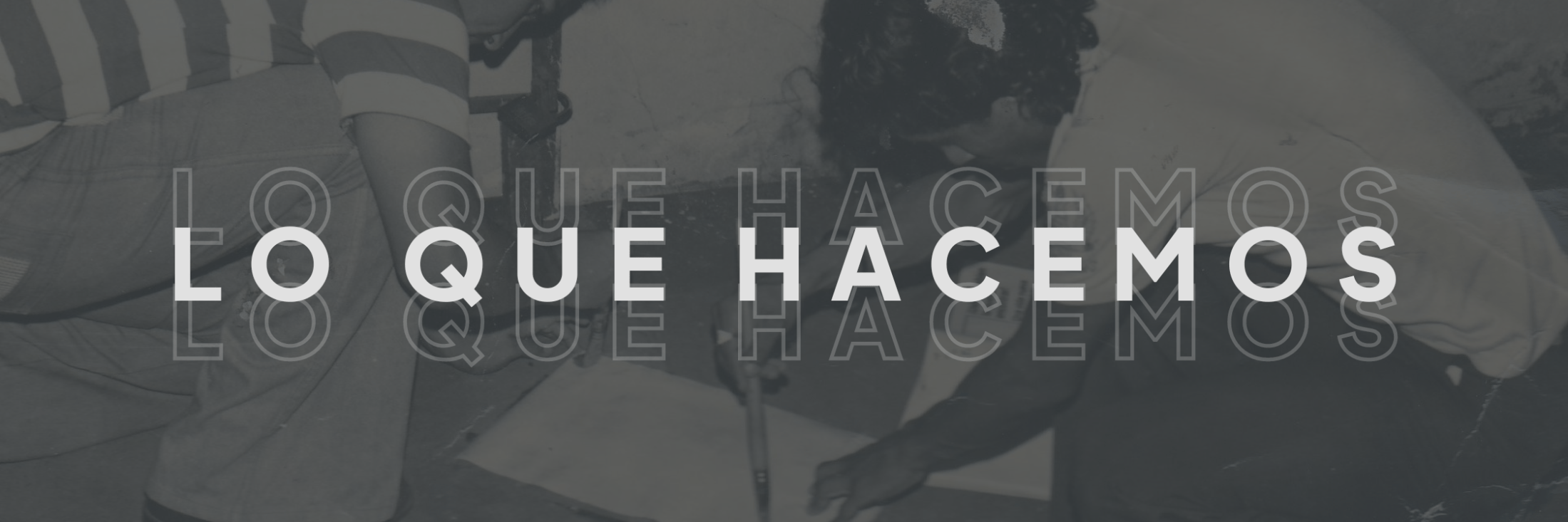 Lo que hacemos