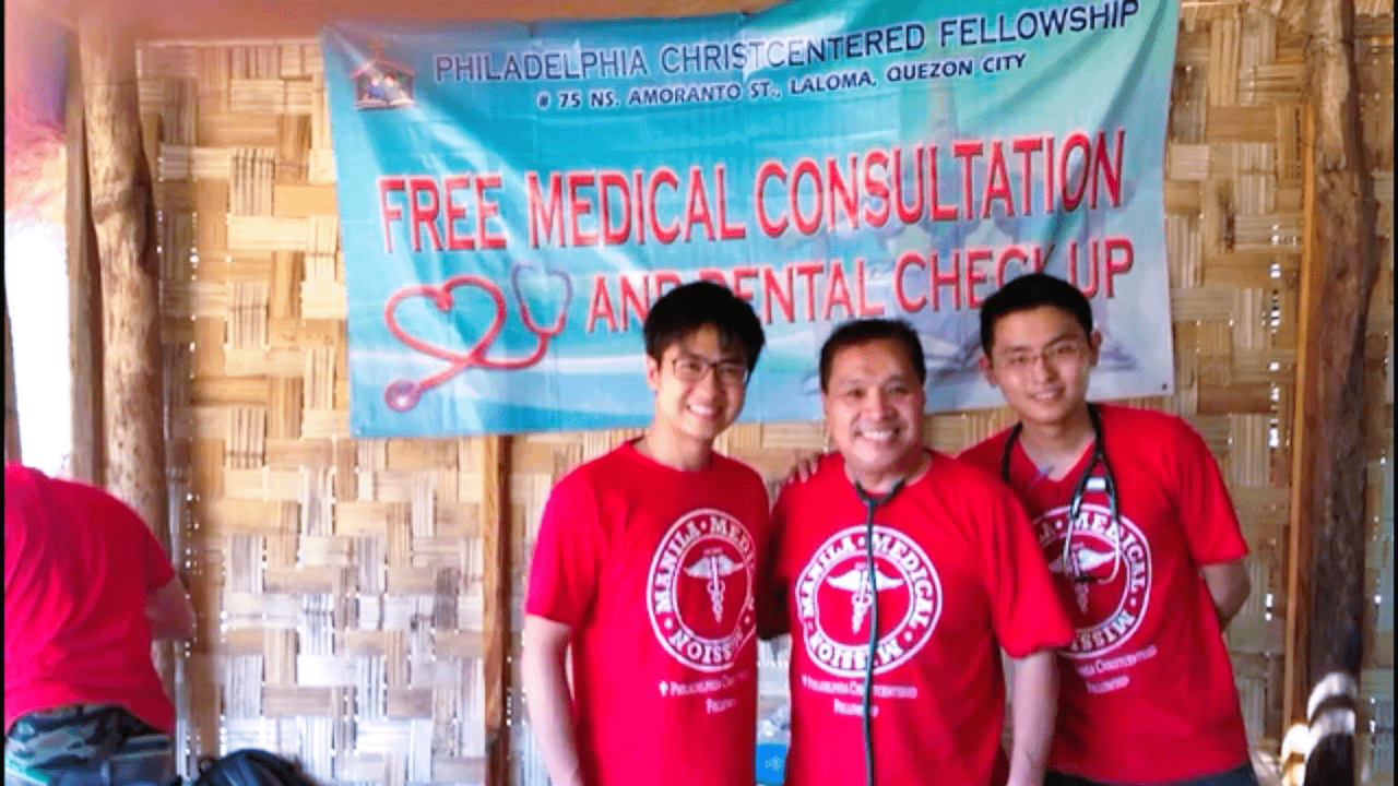Manila Medical Missions Team Serving with a Local Church