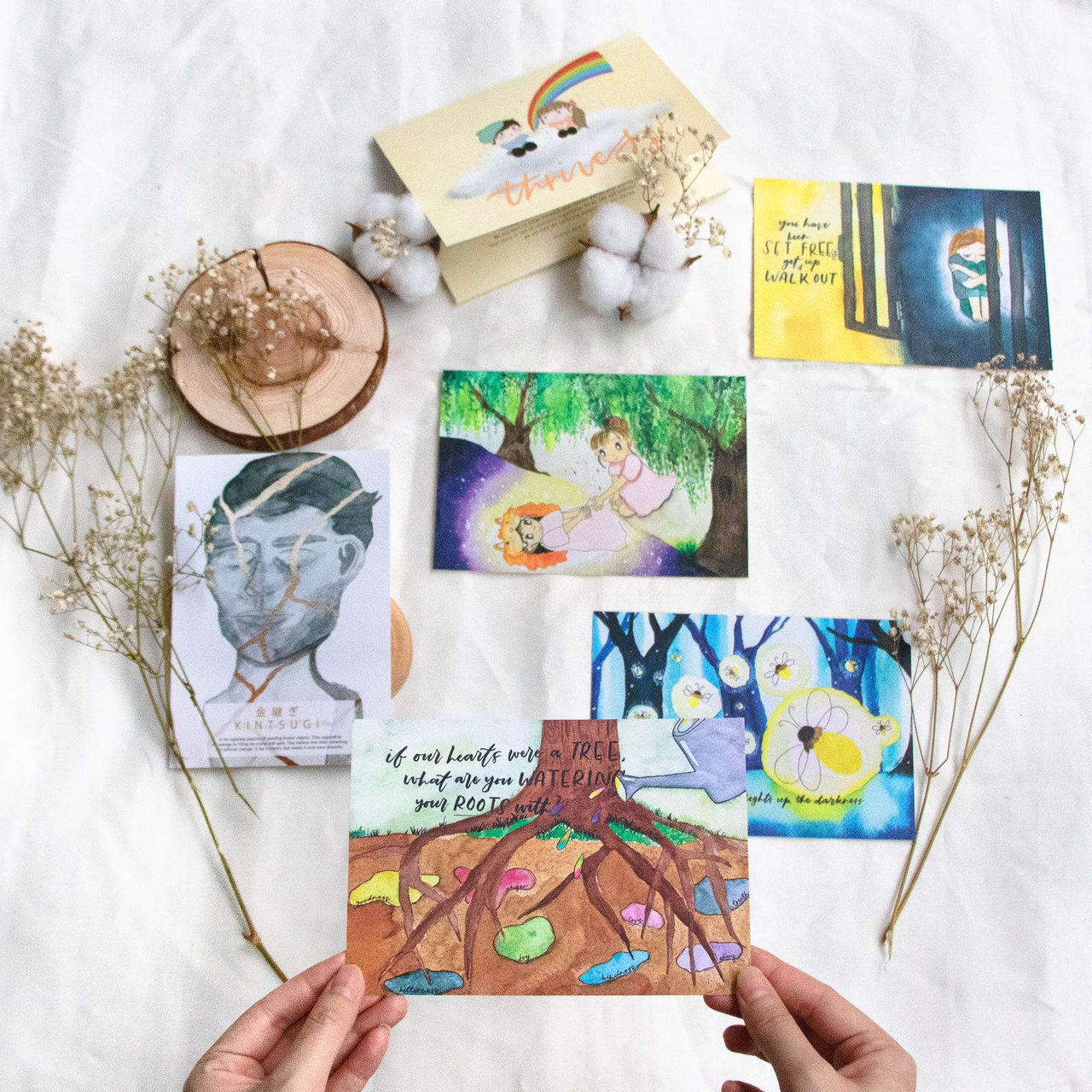 Annette Yeo: ThriveSg postcards