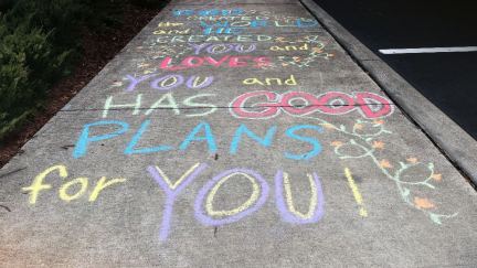 How to Use Chalk to Share The Gospel While Social Distancing