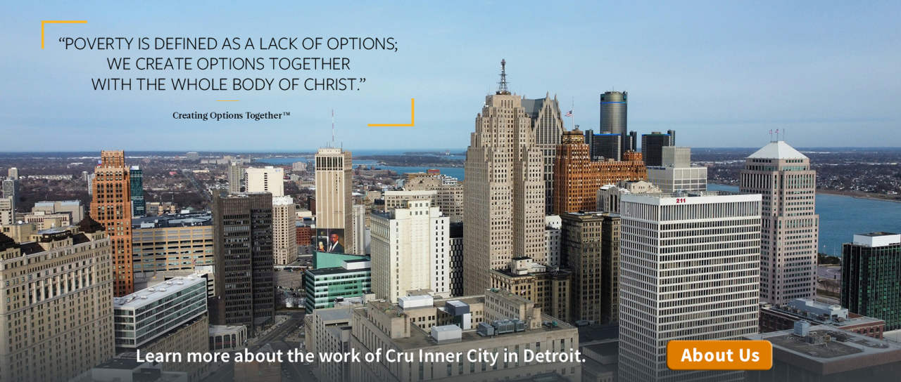 About the inner-city ministry of Cru in Detroit