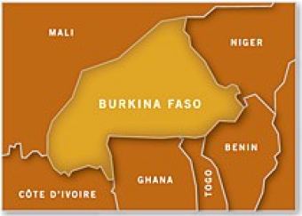 Map of Burkina Faso