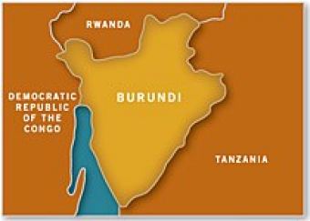 Map of Burundi