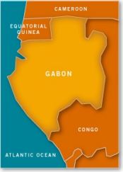 Map of Gabon