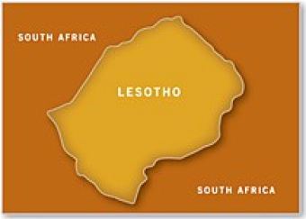 Map of Lesotho