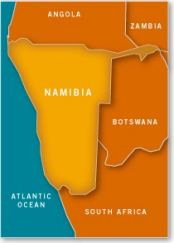 Map of Namibia