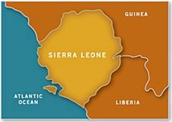 Map of Sierra Leone