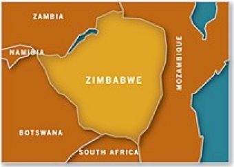 Map of Zimbabwe