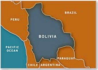 Map of Bolivia