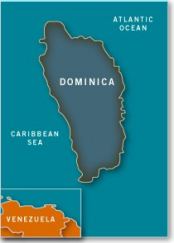 Map of Dominica