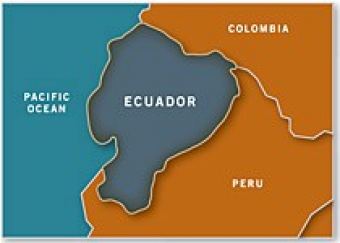 Map of Ecuador