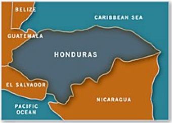 Map of Honduras