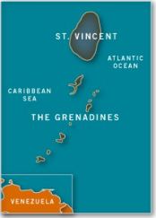 Map of Saint Vincent and the Grenadines