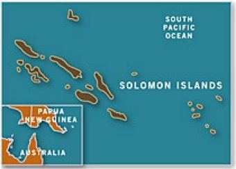 Map of Solomon Islands