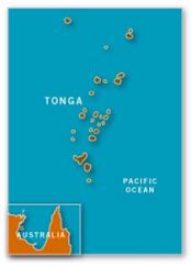 Map of Tonga