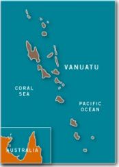 Map of Vanuatu