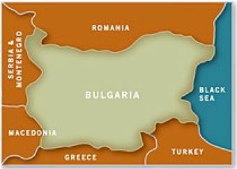 Map of Bulgaria