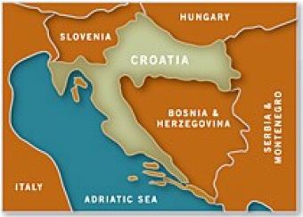 Map of Croatia