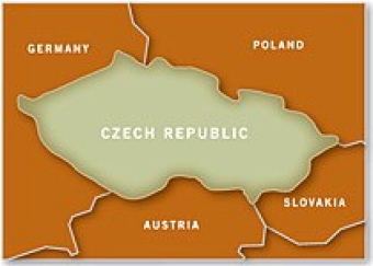 Map of Czech Republic