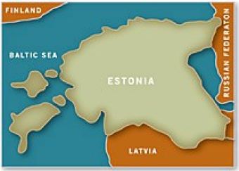 Map of Estonia