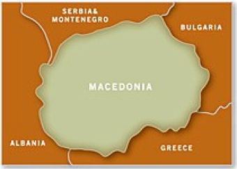 Map of Macedonia