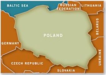 Map of Poland