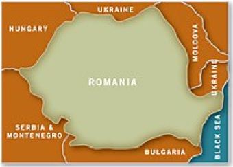 Map of Romania