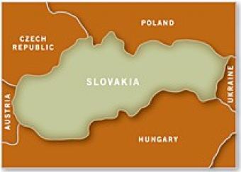 Map of Slovakia