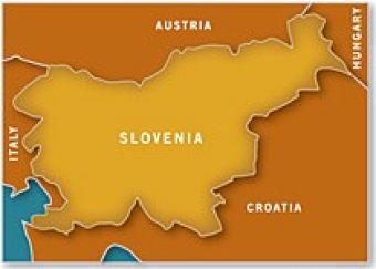 Map of Slovenia