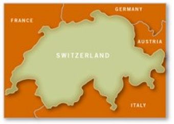 Map of Switzerland