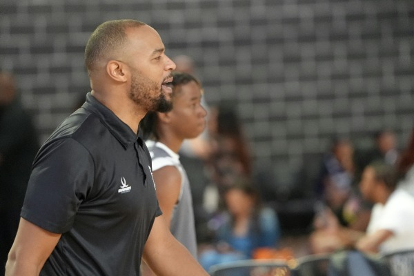 Coach shot-calling from the sidelines.