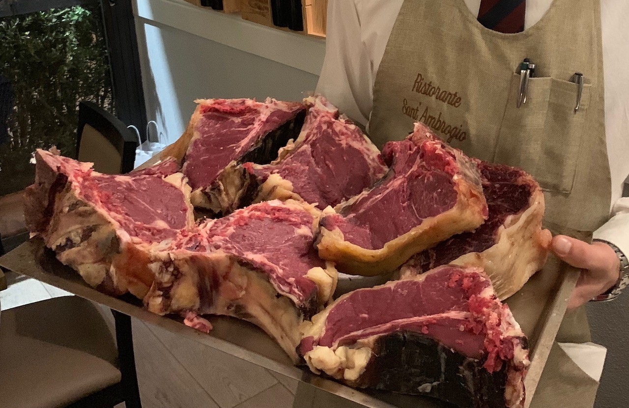 2019 - Day 7 Florentine steak dinner