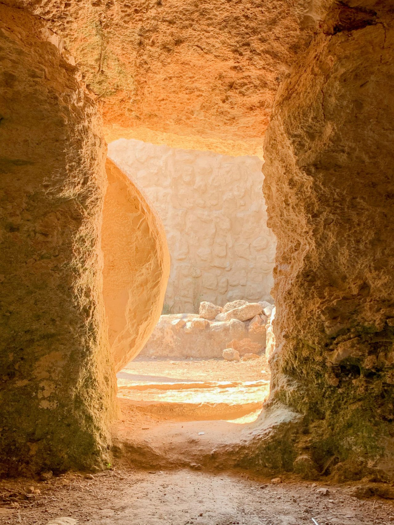 easter tomb rolled away
